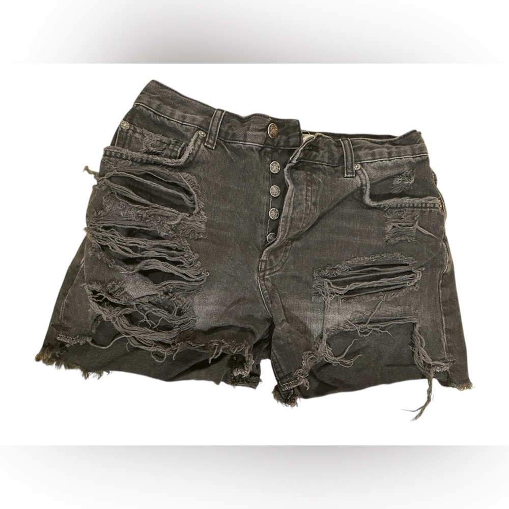 WE THE FREE NWOT BLACK JEAN SHORTS SIZE 26